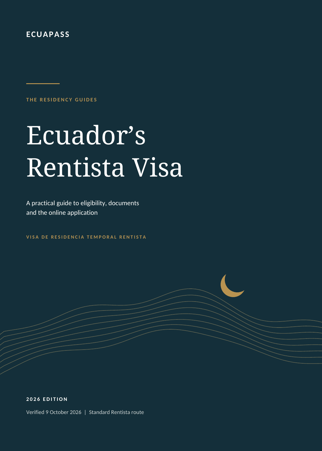 Cover of the EcuaPass Ecuador Rentista Visa guide
